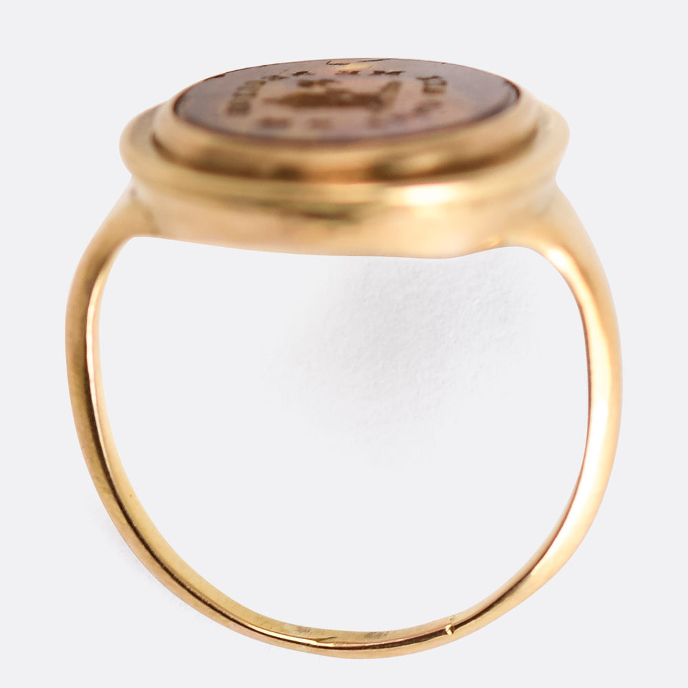 Georgian Who Neglects Me, Loses Me Tassie Signet Ring