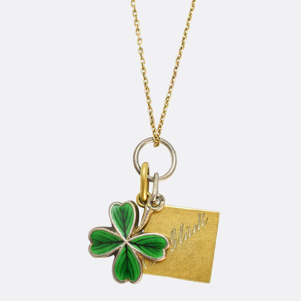 Late Victorian Enamel Lucky Charms
