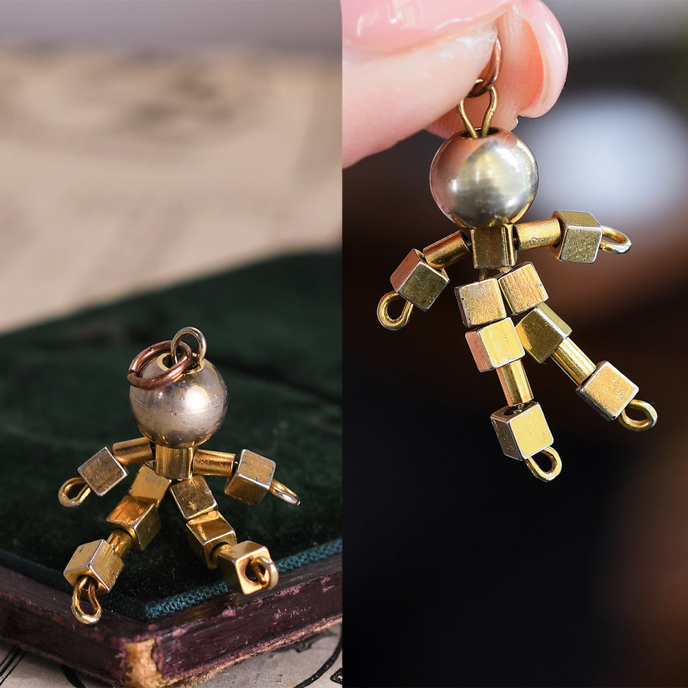 1920's Gold Doll Charm