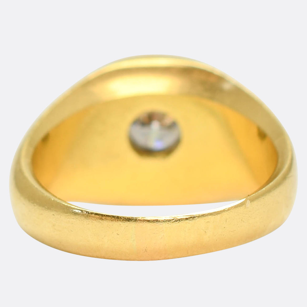 Victorian .66ct Diamond Gypsy Ring