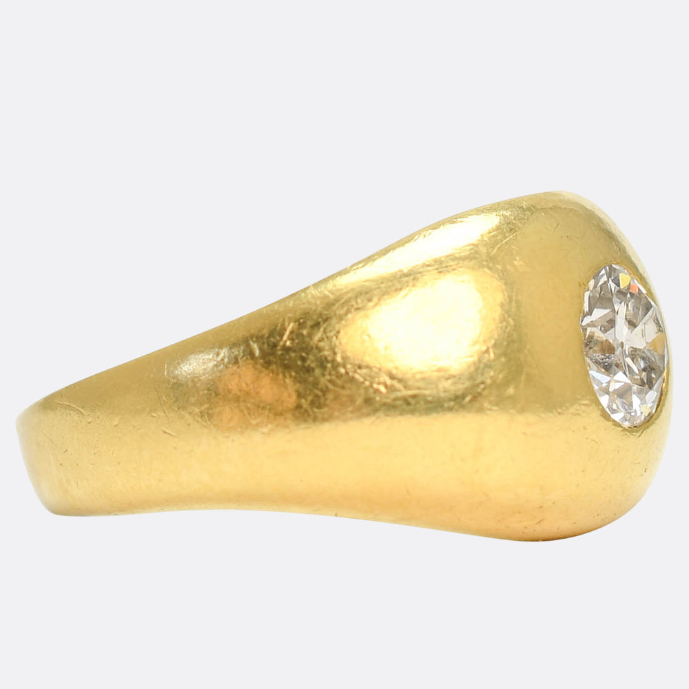 Victorian .66ct Diamond Gypsy Ring