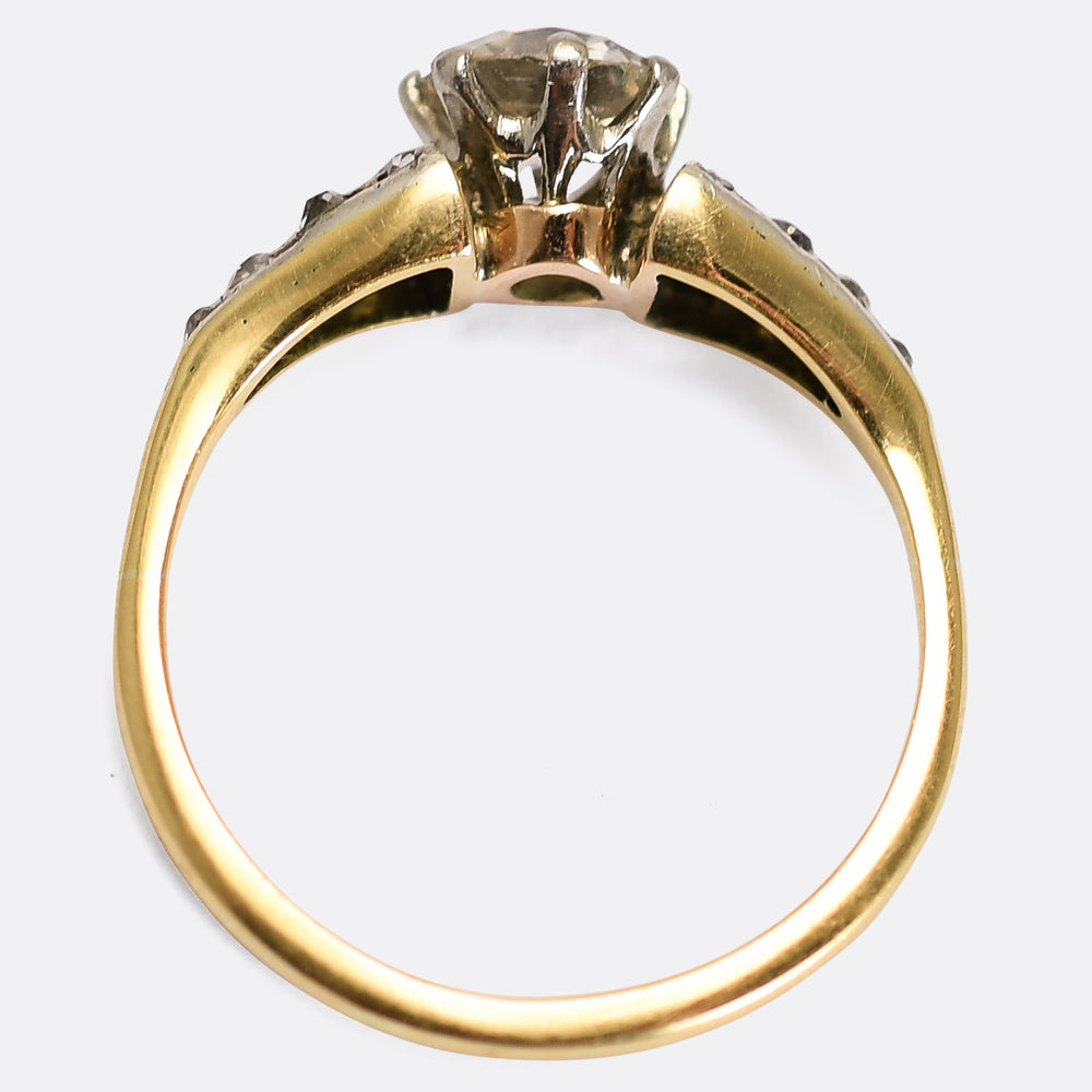 Victorian 1.1ct Diamond Engagement Ring