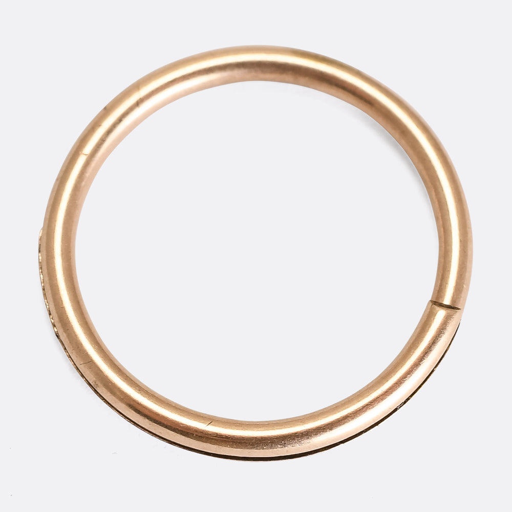 Victorian 15k Gold Split Ring