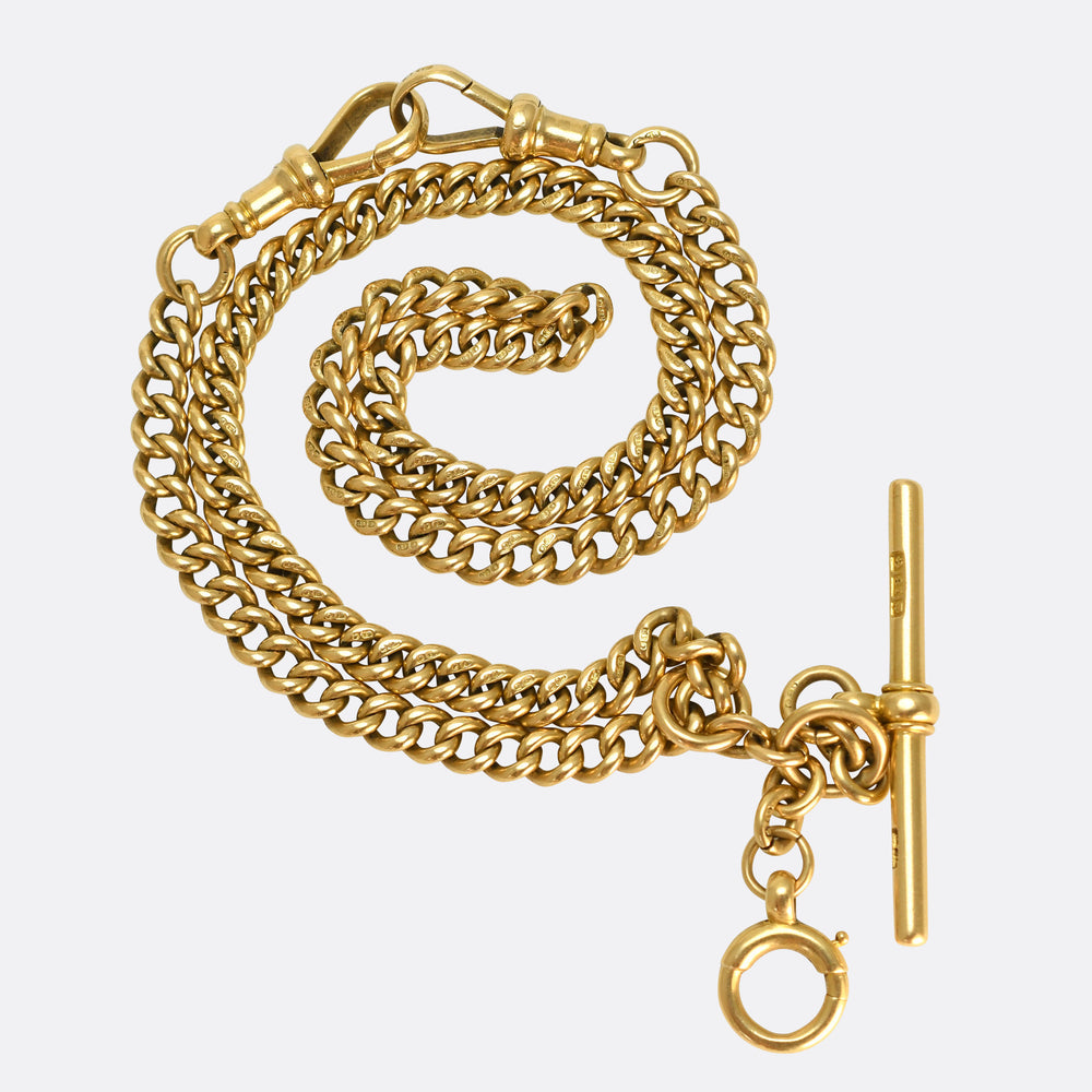 Victorian 18k Gold Albert Chain