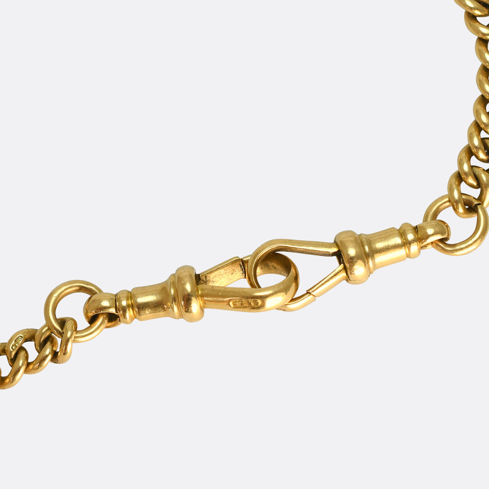 Victorian 18k Gold Albert Chain