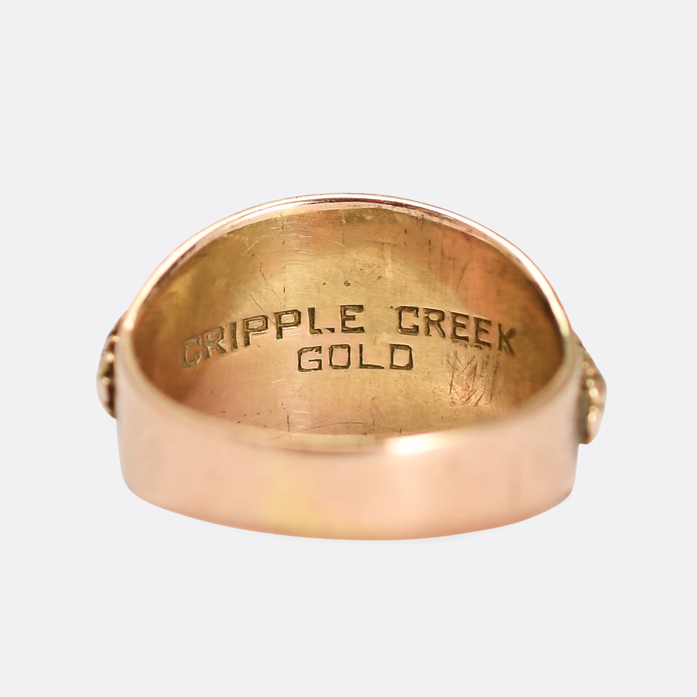 Victorian Cripple Creek Gold Ring