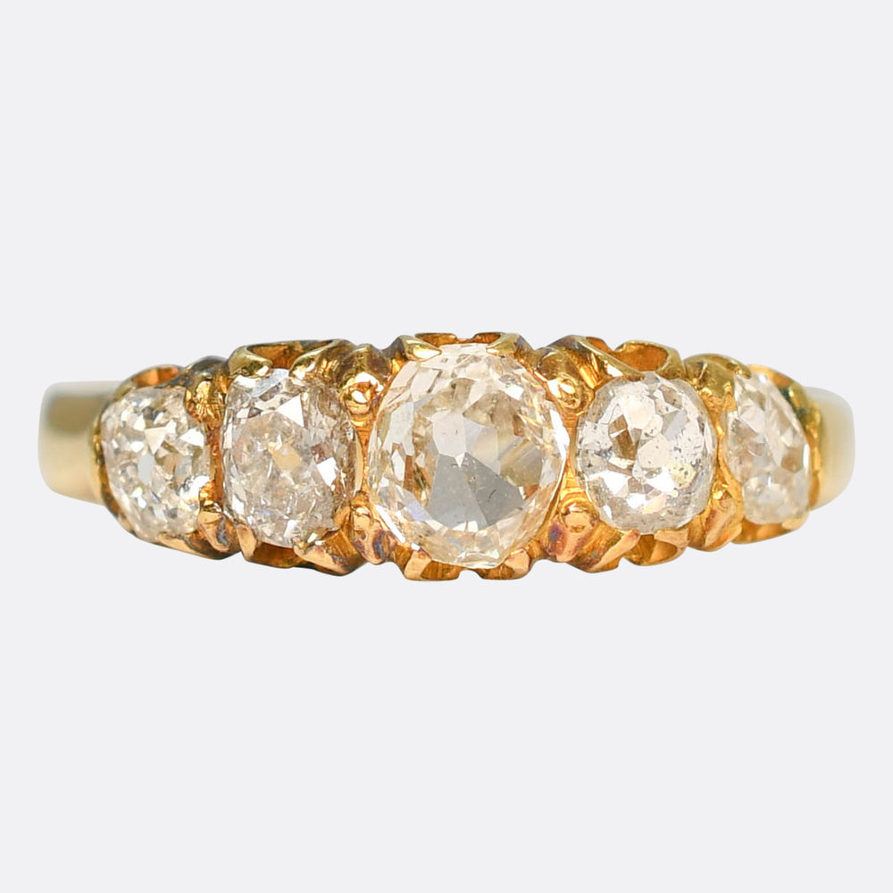 Victorian Diamond 5-Stone Ring