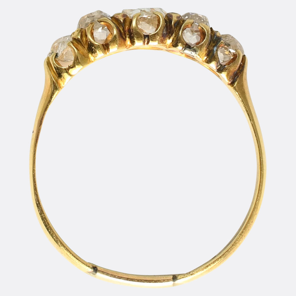 Victorian Diamond 5-Stone Ring