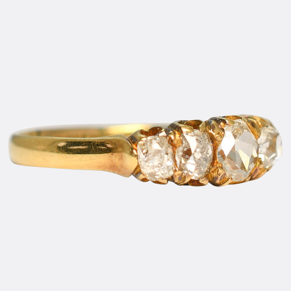 Victorian Diamond 5-Stone Ring