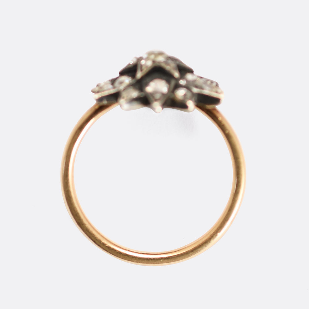 Victorian Diamond Star Ring