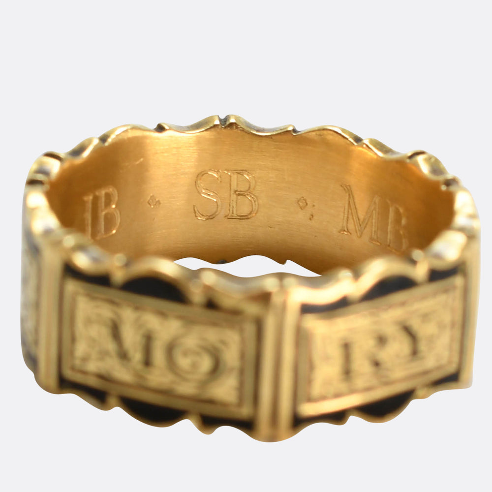 Victorian IN MEMORY OF Memorial Ring