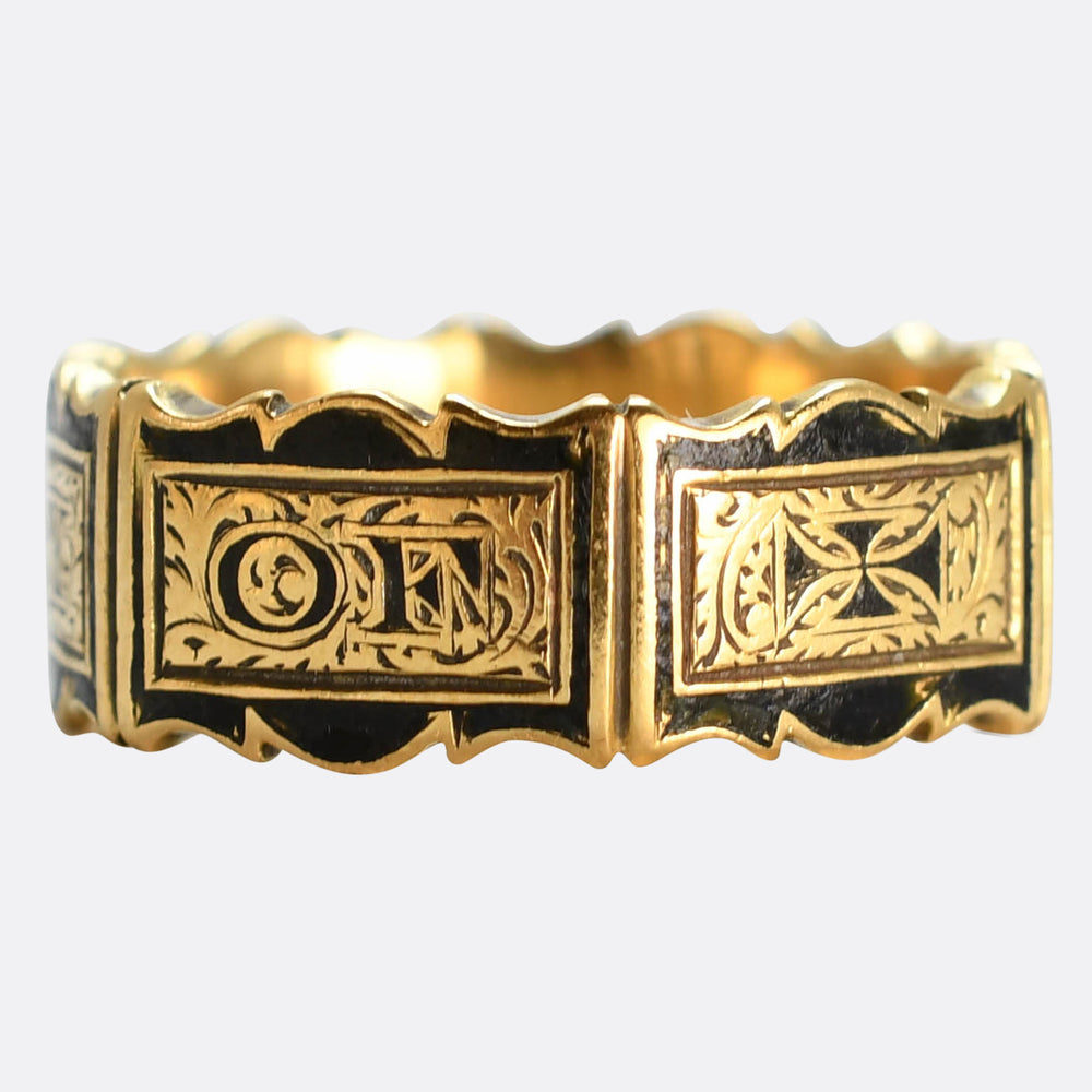 Victorian IN MEMORY OF Memorial Ring