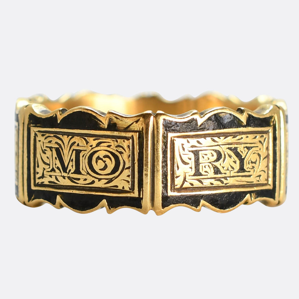 Victorian IN MEMORY OF Memorial Ring