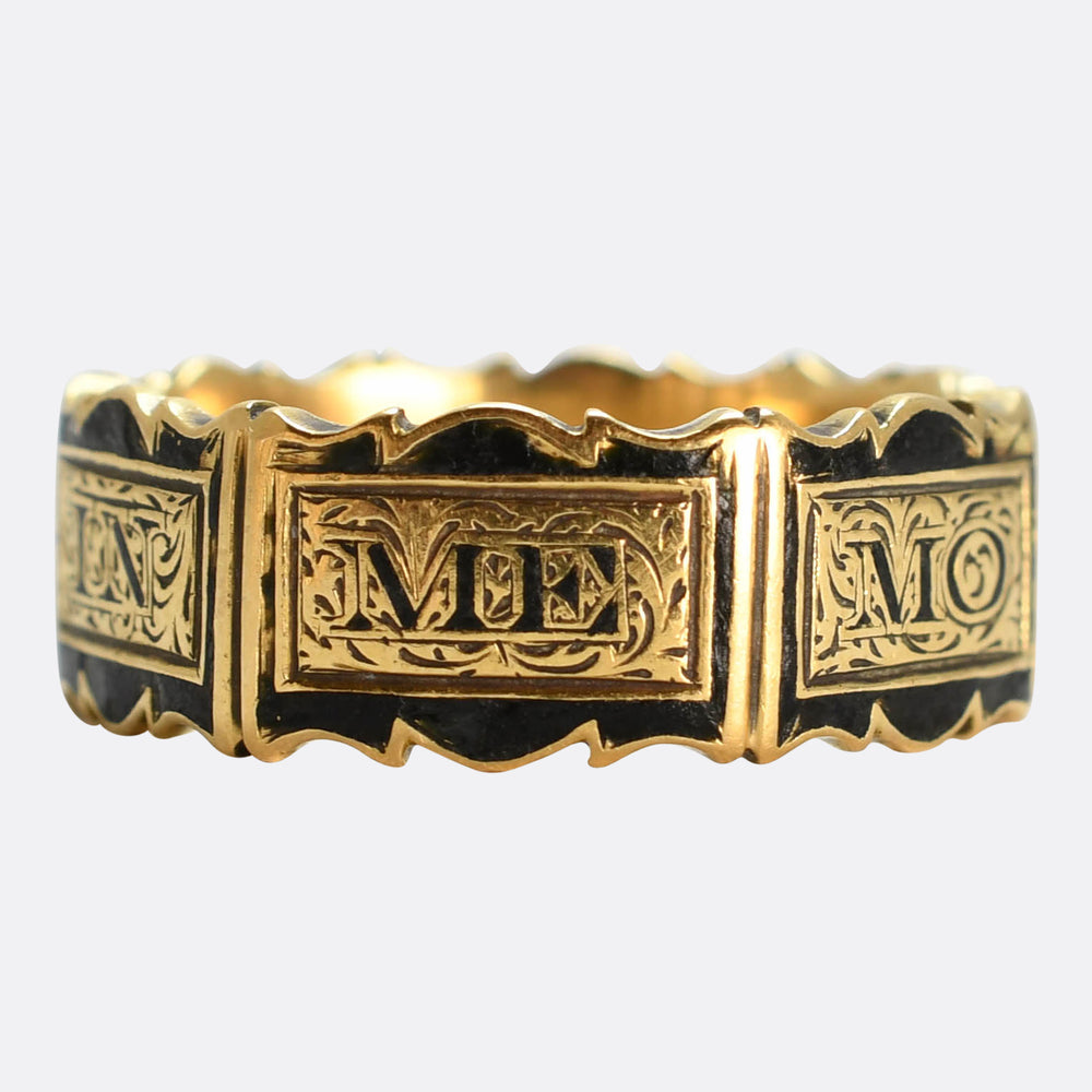 Victorian IN MEMORY OF Memorial Ring