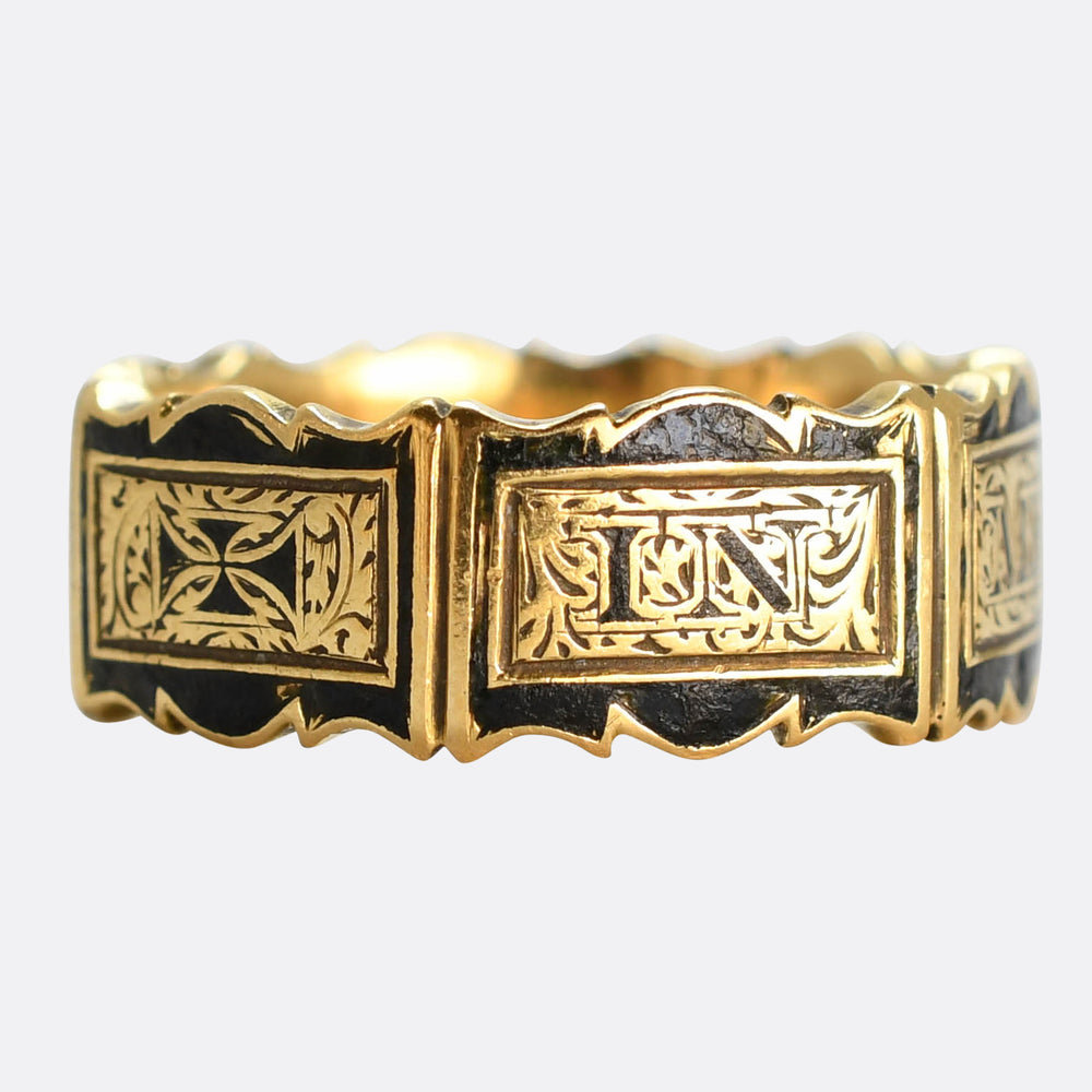 Victorian IN MEMORY OF Memorial Ring