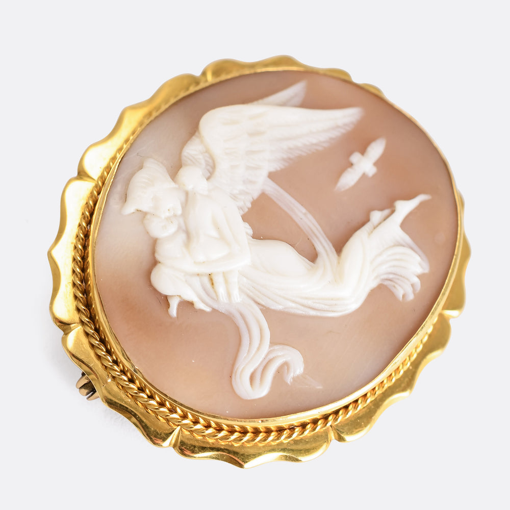 Victorian Nyx Cameo Brooch