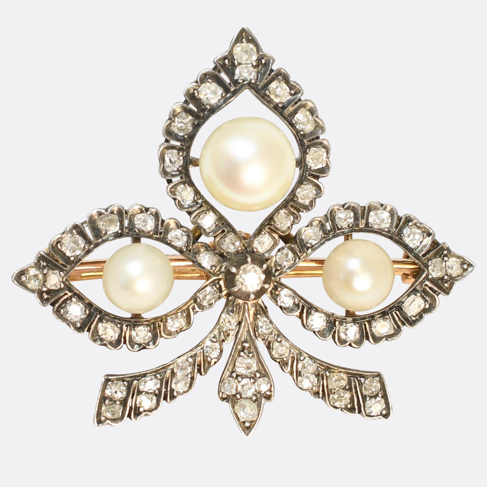 Victorian Pearl & Diamond 