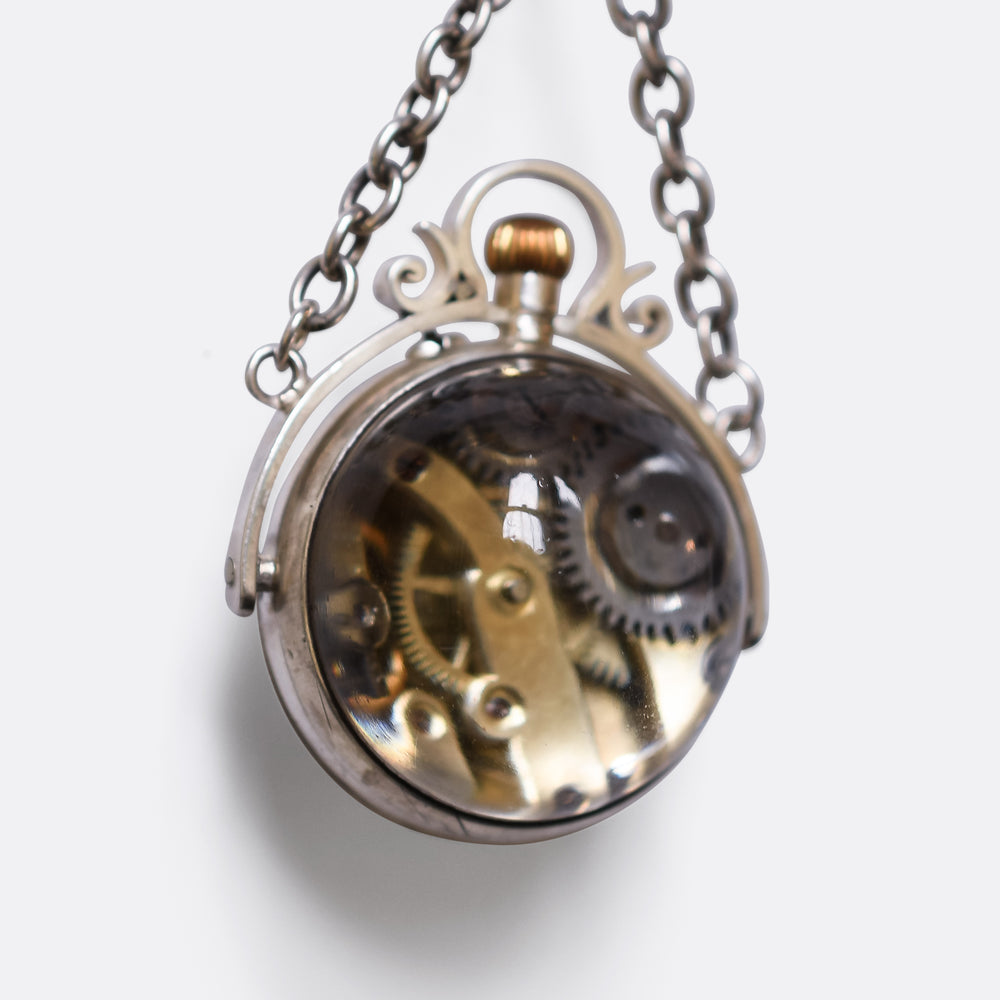 Victorian Pool Of Light Clock Pendant