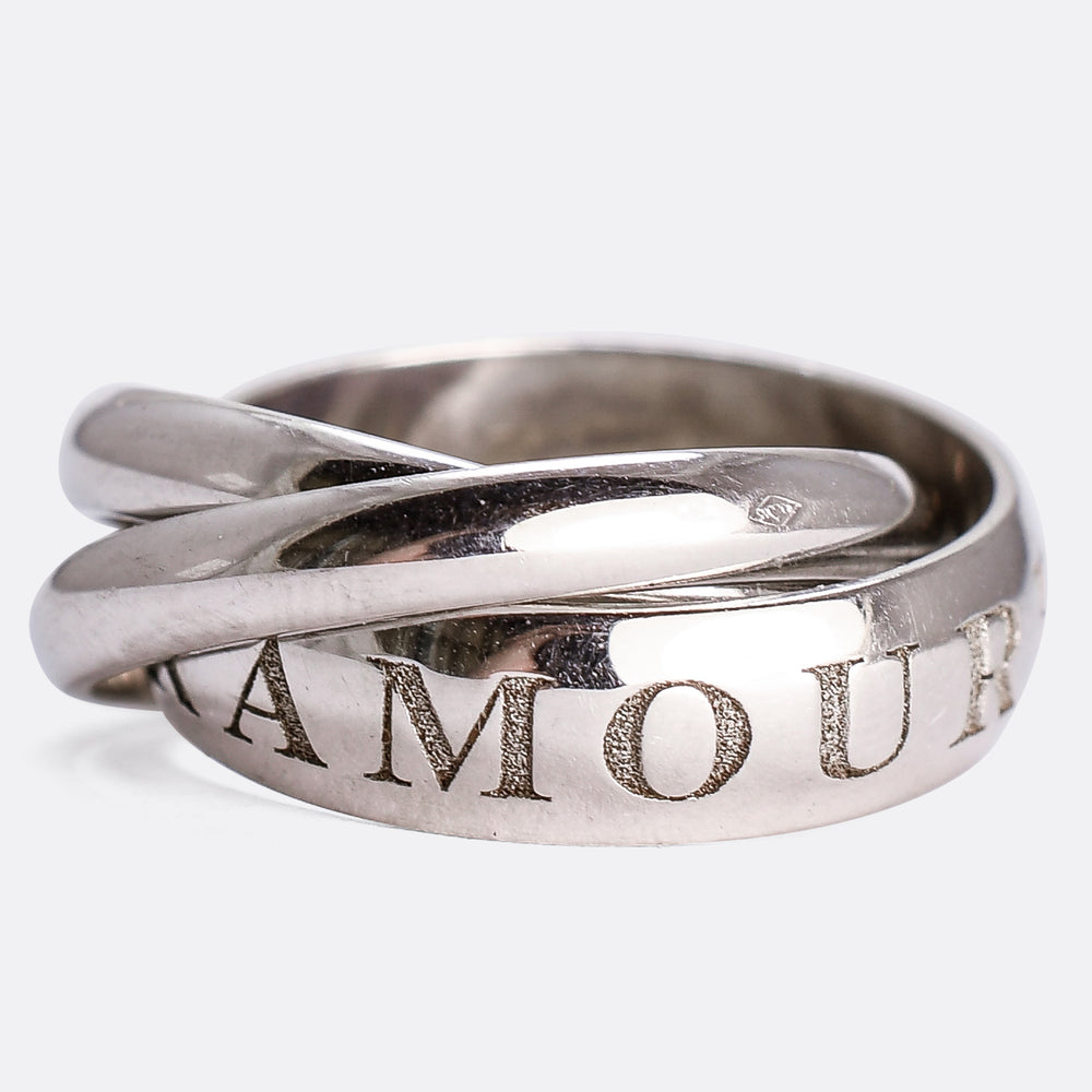 Vintage Cartier Or Amour Et Trinity Ring