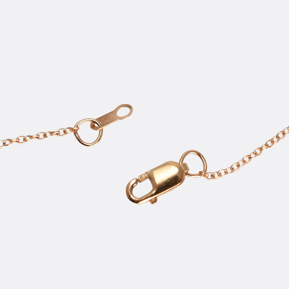 Vintage Gold Shoe Charms & Chain