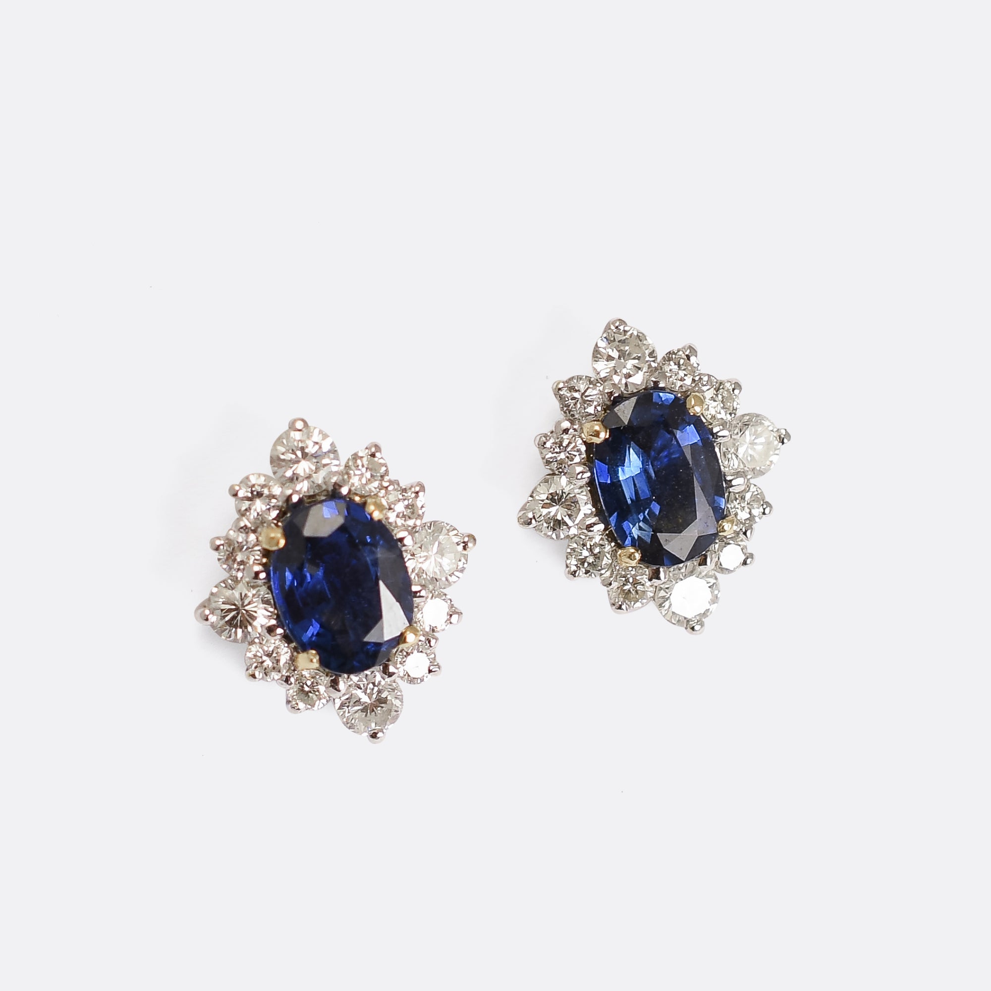 Vintage sales cluster earrings