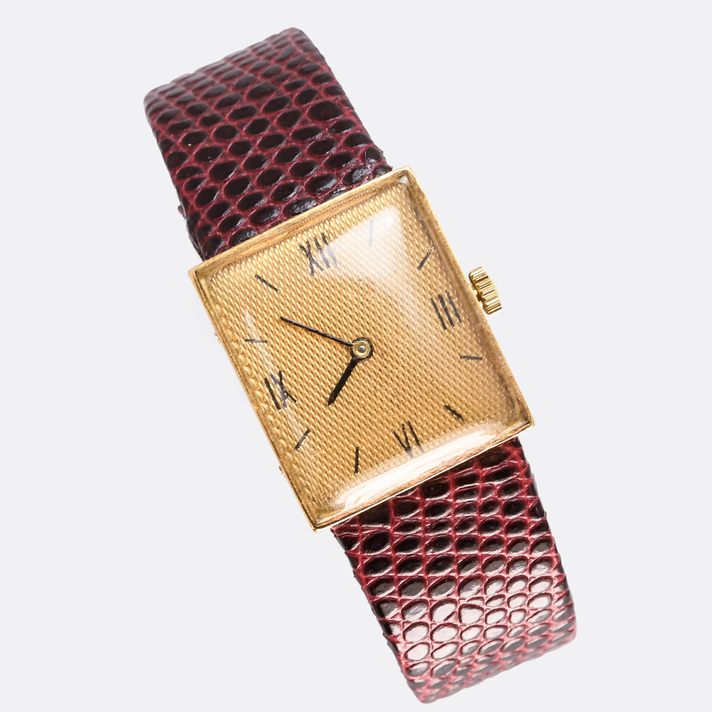 Vintage Van Cleef & Arpels 18k Gold Wristwatch