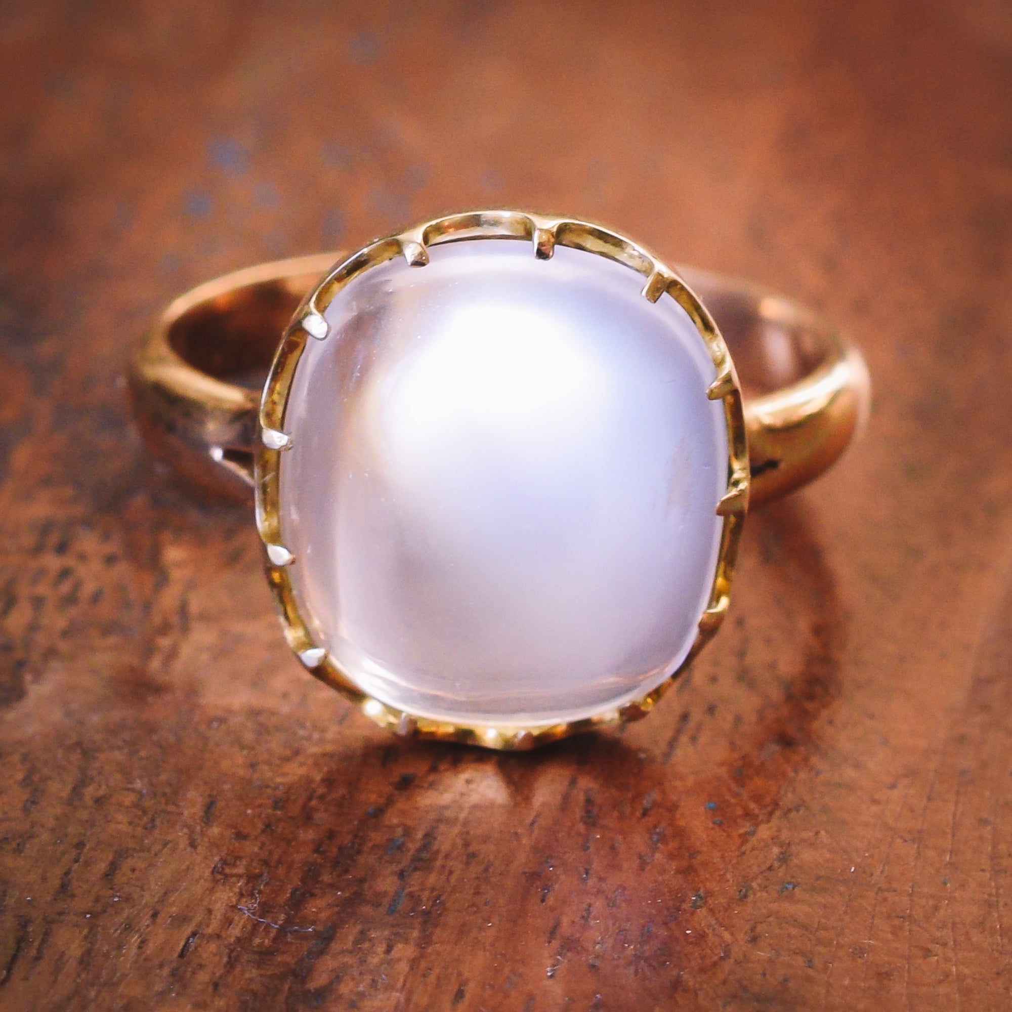 Victorian Moonstone Power Ring Butter Lane Antiques