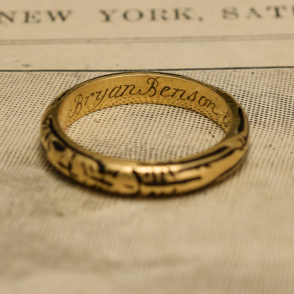 18th Century Full Body Skeleton Ring