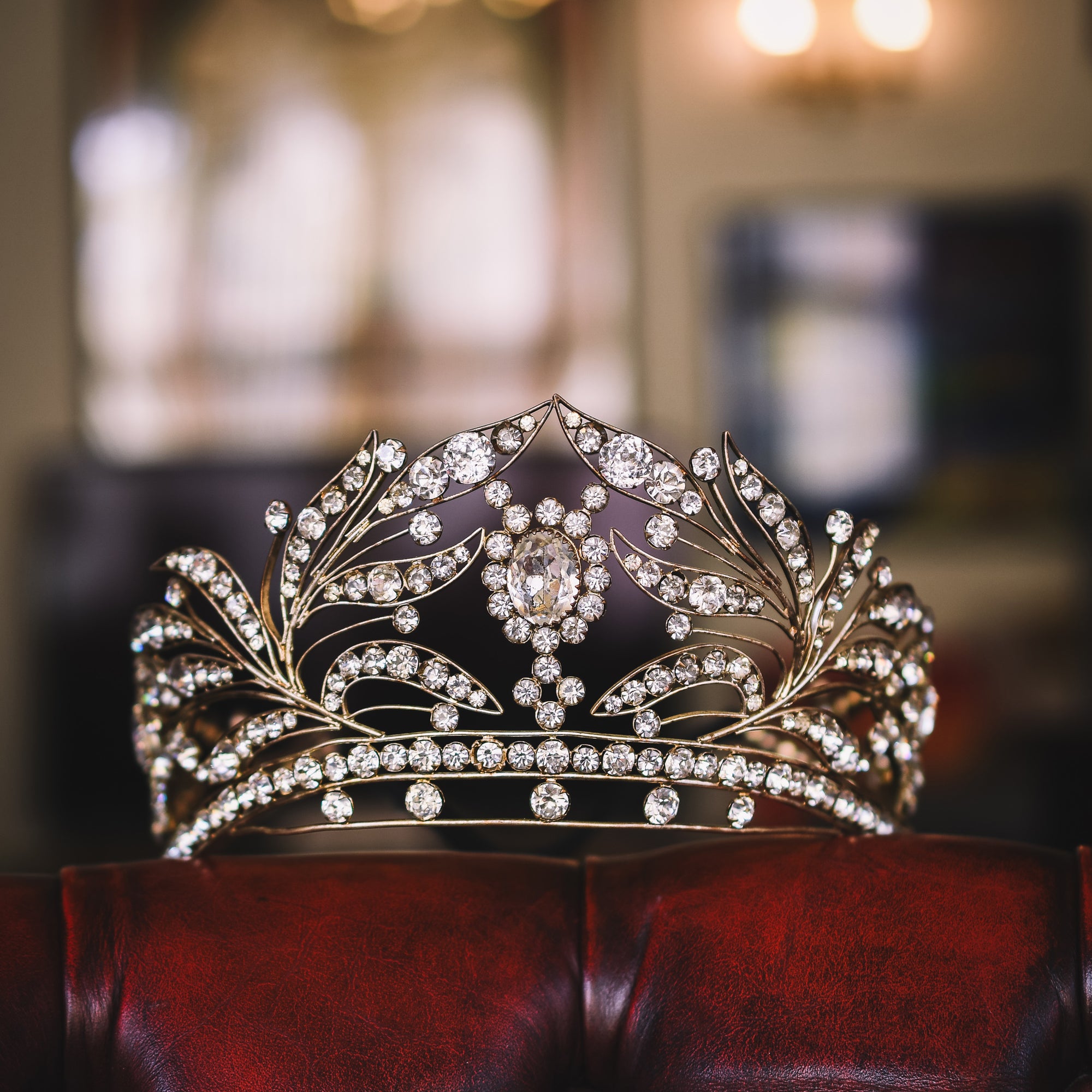 Early Victorian Foliate Tiara – Butter Lane Antiques