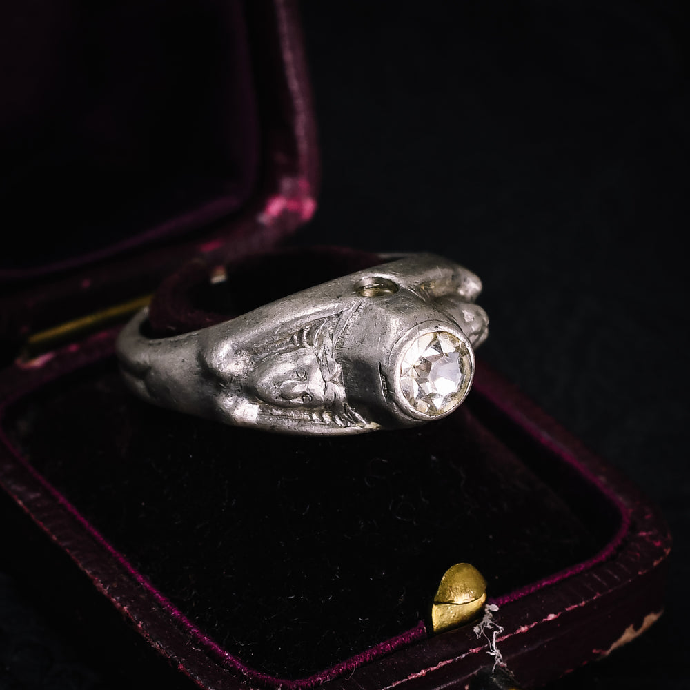 Art Nouveau Naked Lady Stanhope Ring