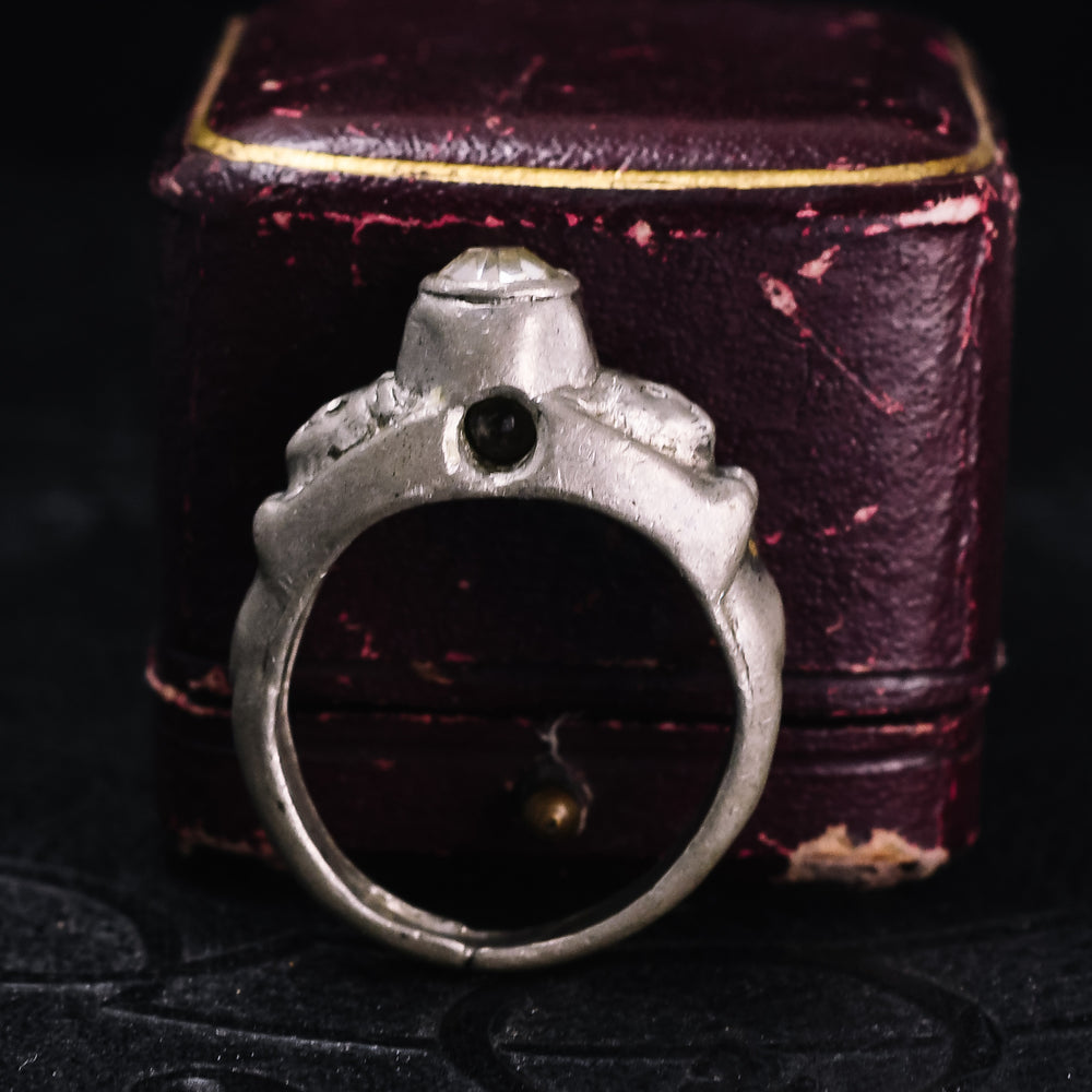 Art Nouveau Naked Lady Stanhope Ring