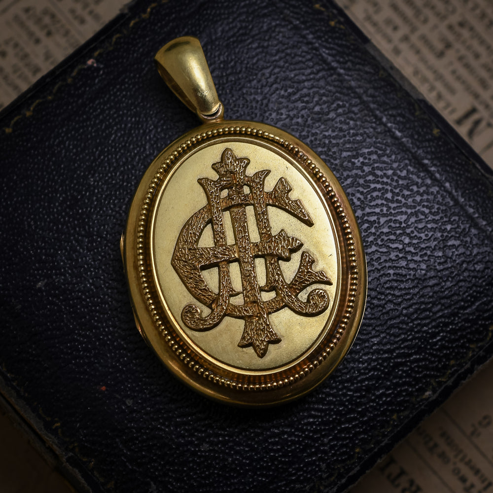 Victorian 15k Gold AEI Locket