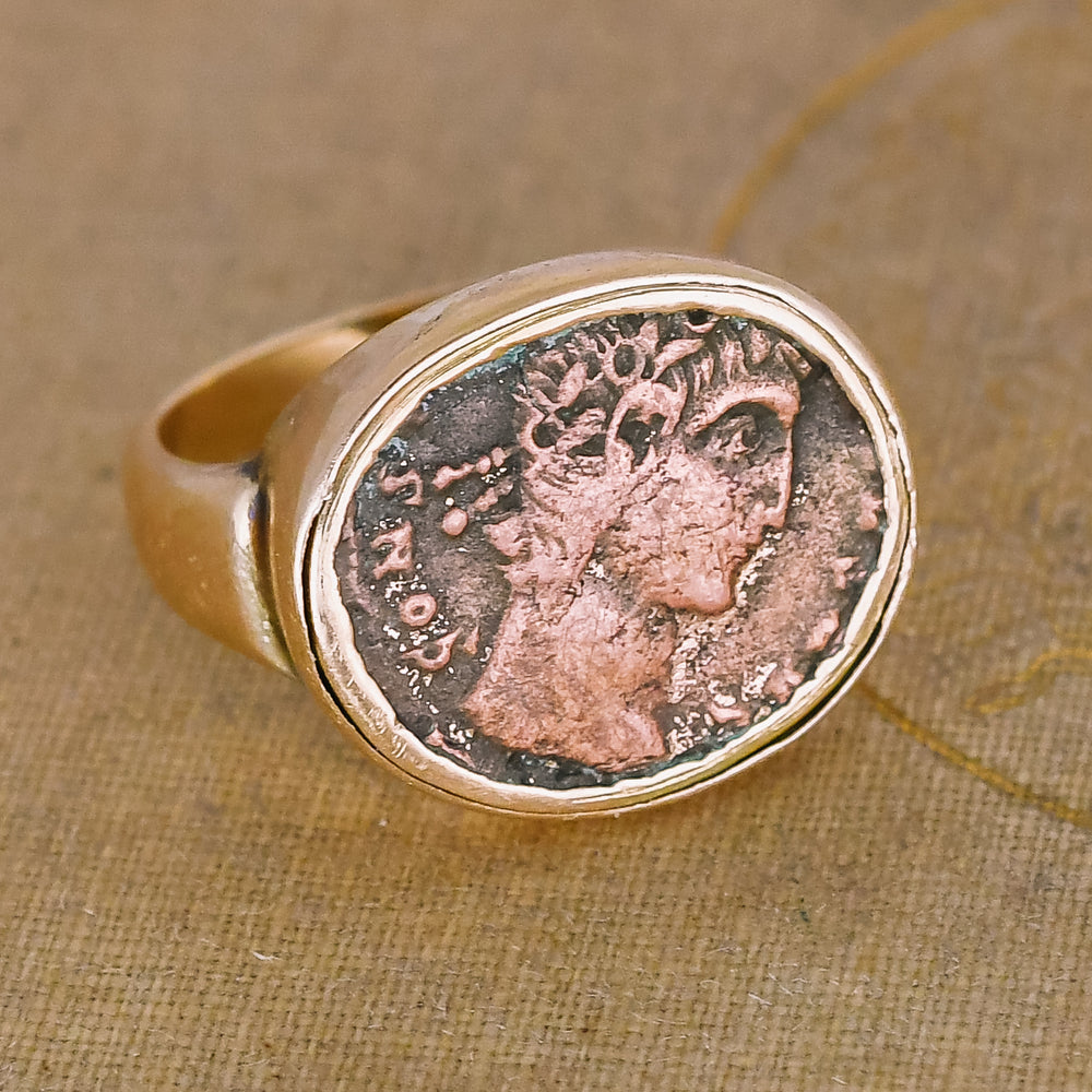 Georgian Constantine The Great Roman Coin Ring