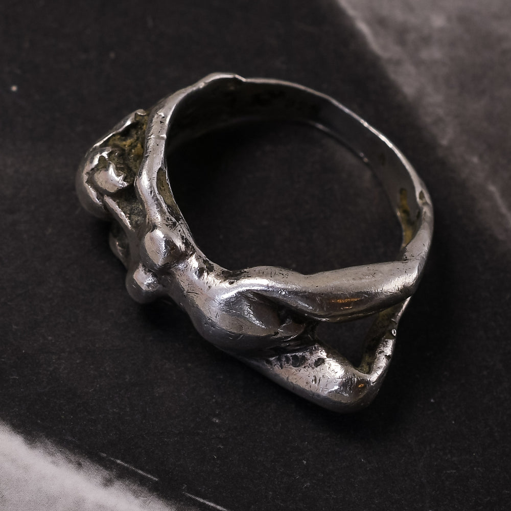 Art Deco Naked Woman Ring