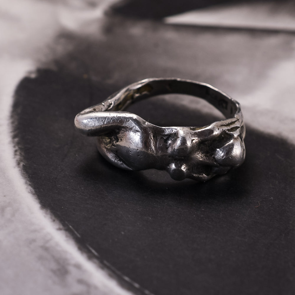 Art Deco Naked Woman Ring