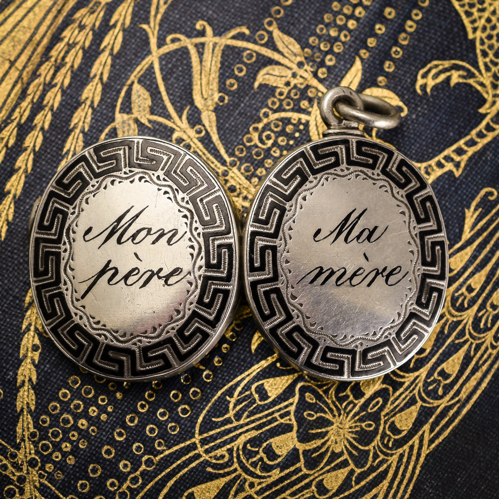Victorian Mother & Father Locket