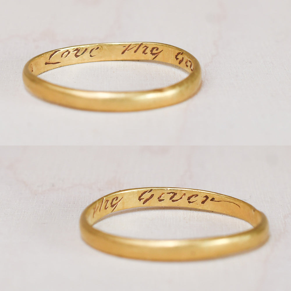 18th Century Posy Ring Love The Giver