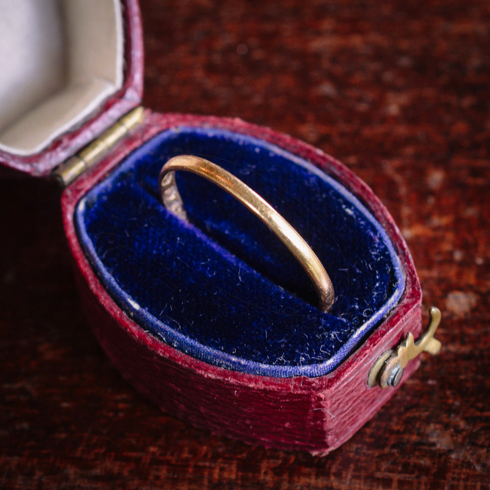 Mid-Victorian 22k Gold Wedding Band