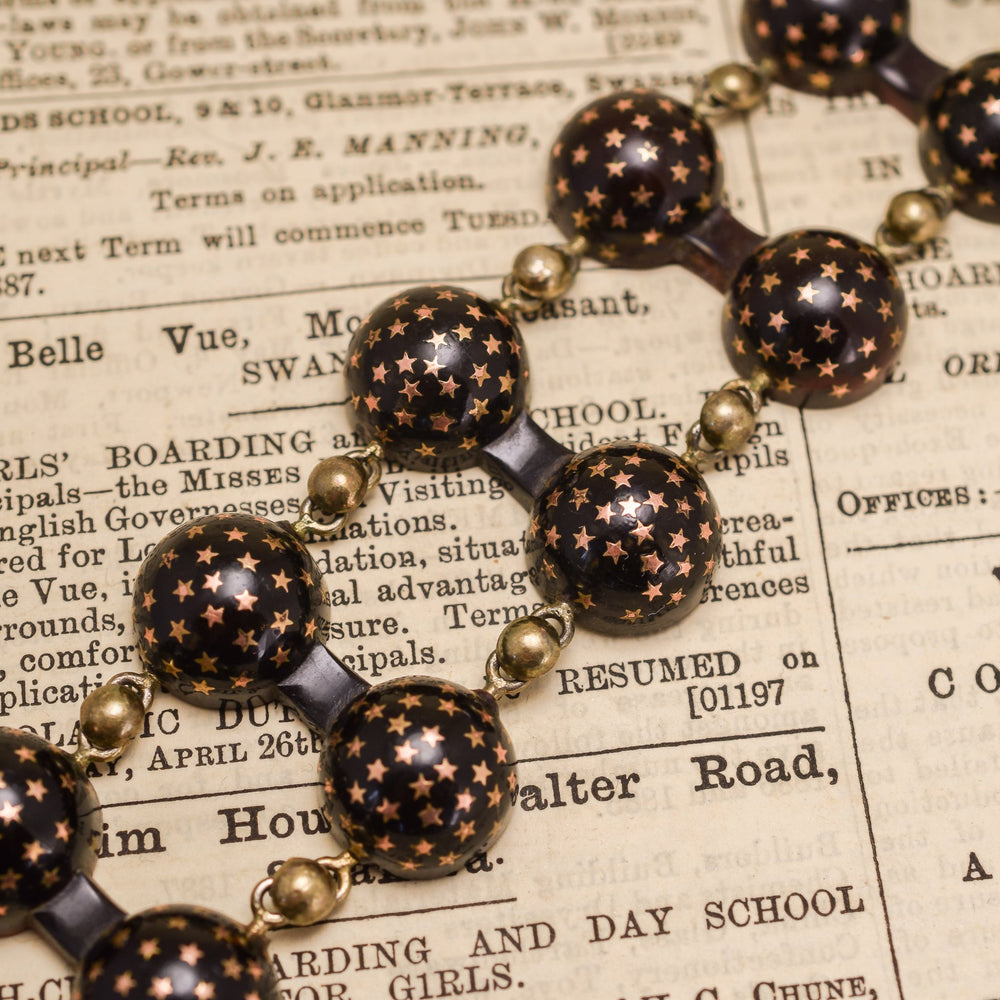 Victorian Pique Stars & Domes Bracelet