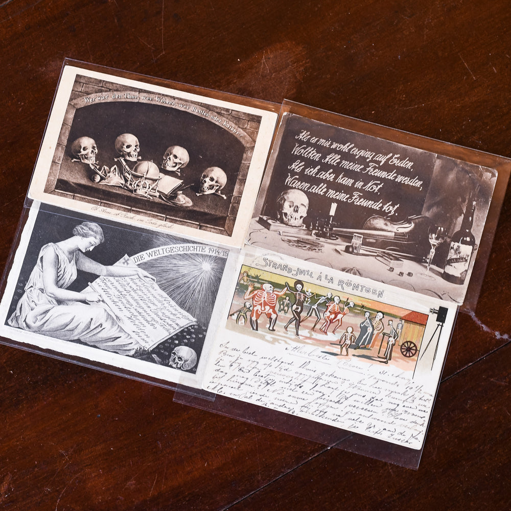 Macabre Collection of 20th Century Postcards