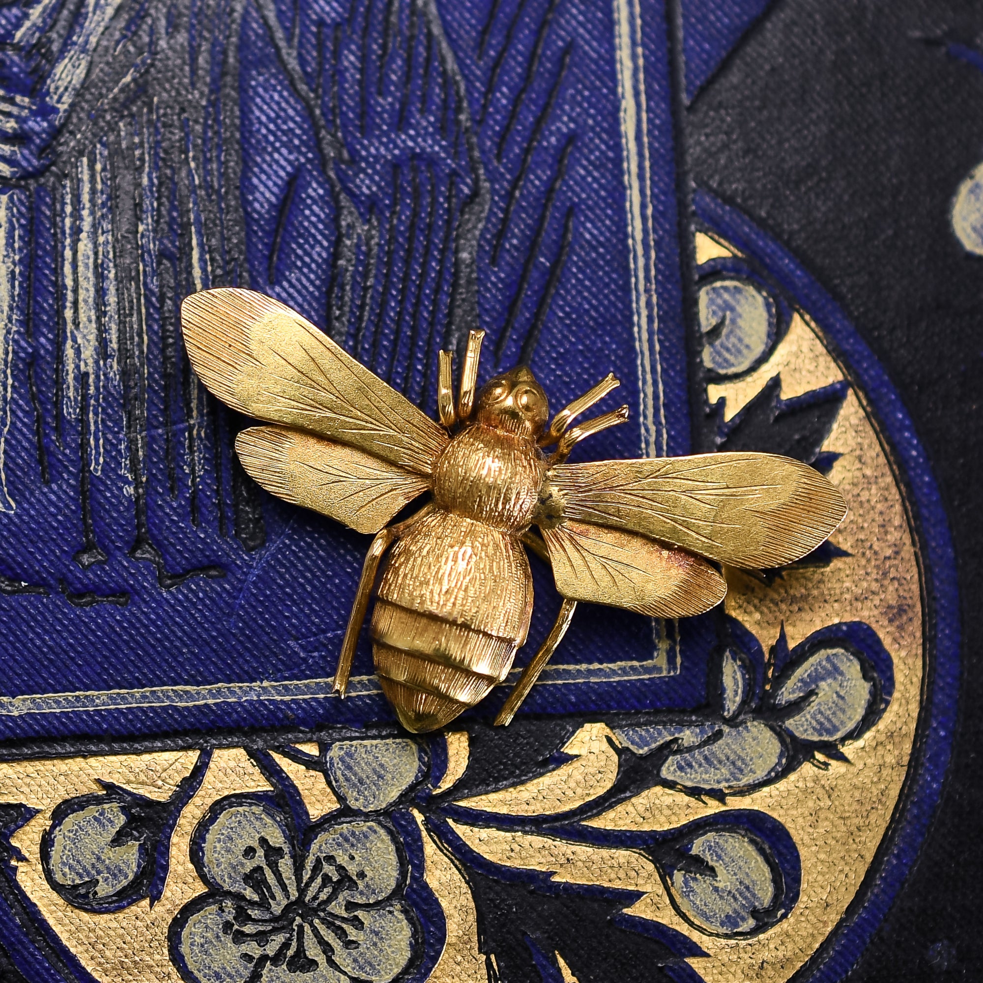 Antique store bee brooch