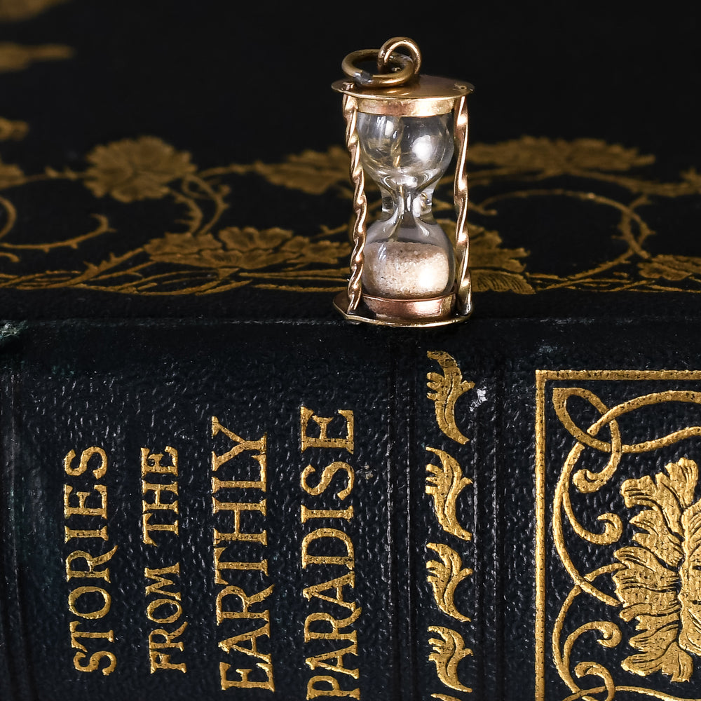 Late Victorian Hourglass Charm Pendant