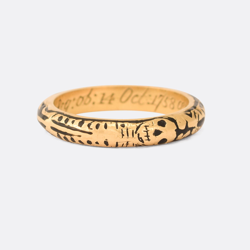 18th Century Full Body Skeleton Ring