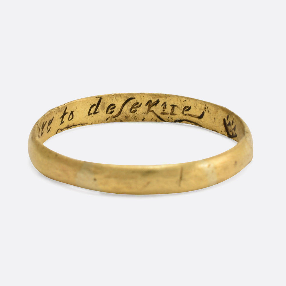 18th Century Posy Ring 