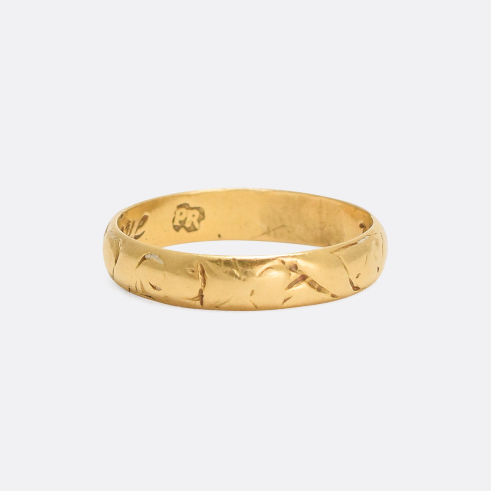 18th Century Posy Ring Not The Value But My Love