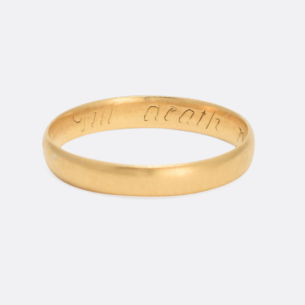 18th Century Posy Ring til death noe change