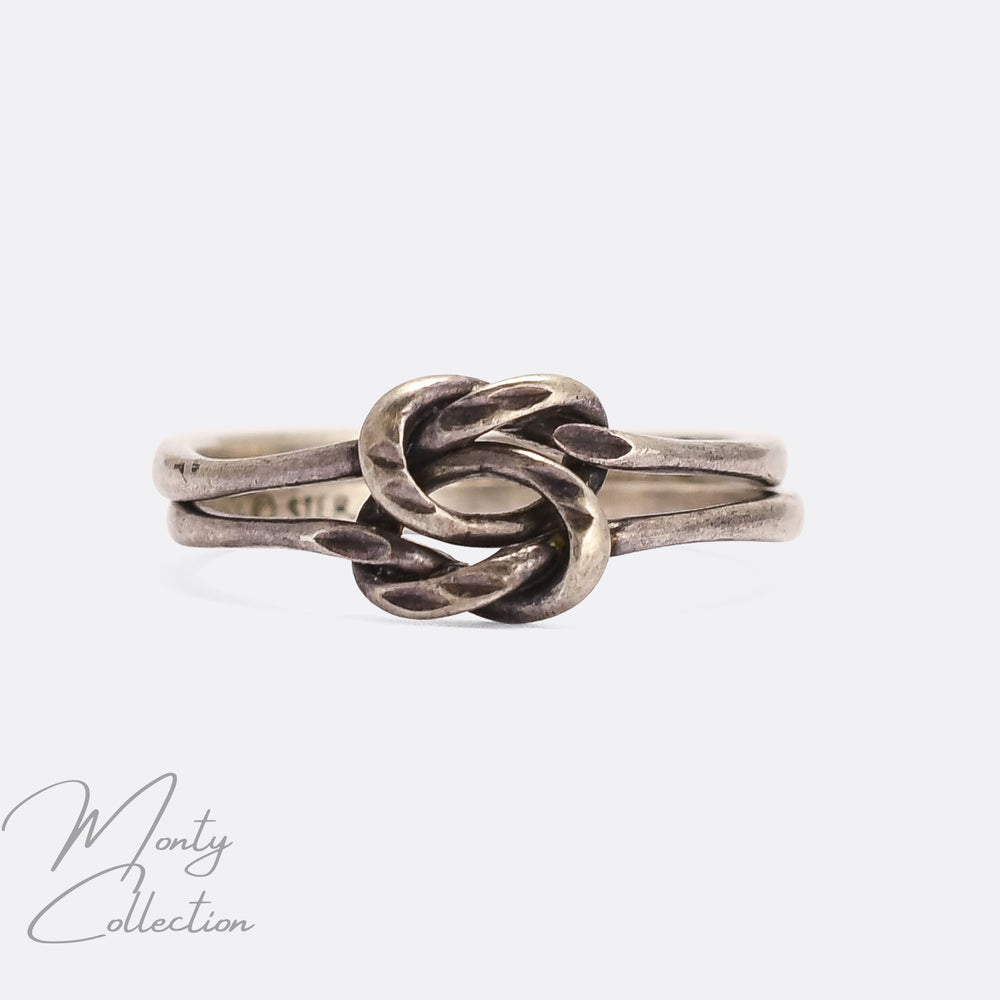 1920s Entwined Lover's Knots Ring
