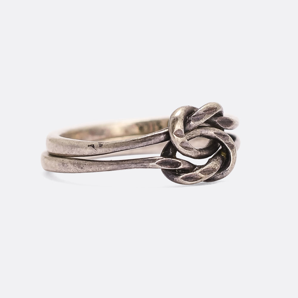 1920s Entwined Lover's Knots Ring