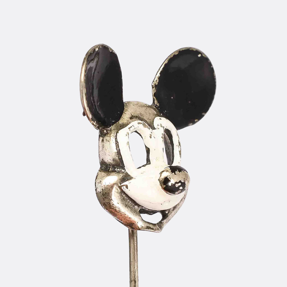 1930s Mickey Mouse Enamelled Stick Pin