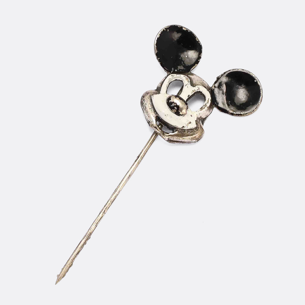 1930s Mickey Mouse Enamelled Stick Pin